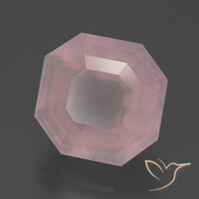 Quarzo rosa Rosa medio rosa naturale da 6.76 ct, Ottagonale / Taglio smeraldo, Trasparente