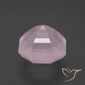 Quarzo rosa Rosa chiaro naturale da 10.89 ct, Ottagonale / Taglio smeraldo, Trasparente