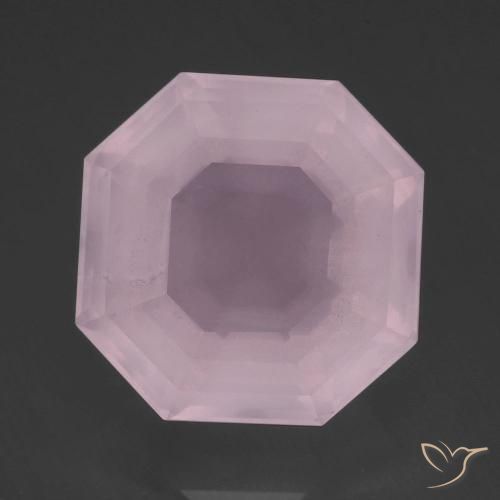 14.53ct Naturale Rosa rosa Quarzo rosa, Taglio smeraldo, Trasparente