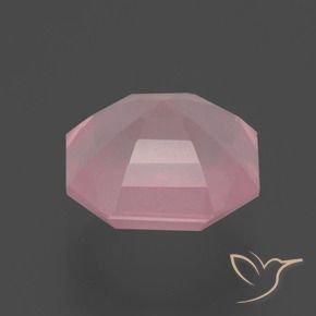 Quarzo rosa Rosa medio rosa naturale da 4.22 ct, Ottagonale / Taglio smeraldo, Trasparente