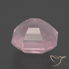 Quarzo rosa Rosa medio rosa naturale da 6.97 ct, Ottagonale / Taglio smeraldo, Trasparente