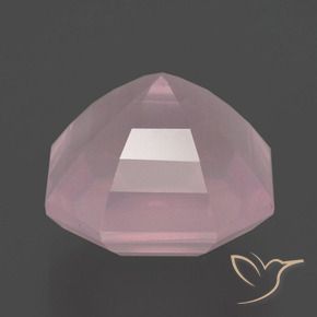 Quarzo rosa Rosa rosa naturale da 8.36 ct, Ottagonale / Taglio smeraldo, Trasparente