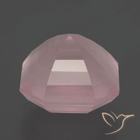 Quarzo rosa Rosa rosa naturale da 9.53 ct, Ottagonale / Taglio smeraldo, Trasparente
