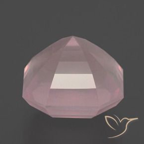 Quarzo rosa Rosa medio rosa naturale da 9.06 ct, Ottagonale / Taglio smeraldo, Trasparente