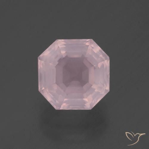 3.21ct Naturale Rosa rosa Quarzo rosa, Taglio smeraldo, Trasparente