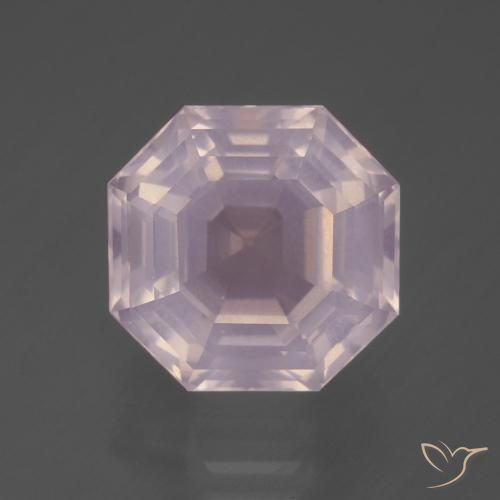 7.88ct Naturale Rosa chiaro Quarzo rosa, Taglio smeraldo, Trasparente