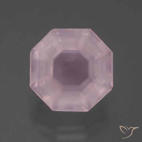 7.64ct Naturale Rosa rosa Quarzo rosa, Taglio smeraldo, Trasparente
