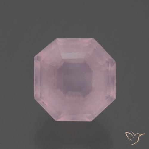 3.88ct Naturale Rosa medio Quarzo rosa, Taglio smeraldo, Trasparente