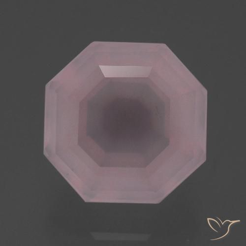 5.75ct Naturale Rosa chiaro Quarzo rosa, Taglio smeraldo, Trasparente