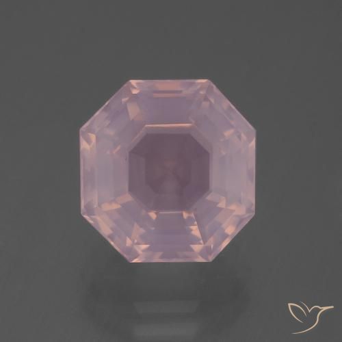 5.77ct Naturale Rosa rosa Quarzo rosa, Taglio smeraldo, Trasparente
