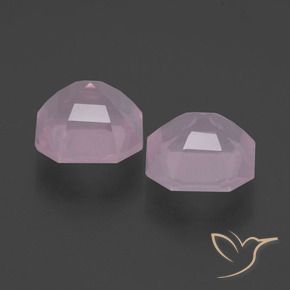 Gemme di Quarzo rosa Rosa chiaro naturale da 6.00 ct, Ottagonale / Taglio smeraldo, Trasparente