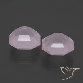Gemme di Quarzo rosa Rosa gomma da masticare naturale da 5.39 ct, Ottagonale / Taglio smeraldo, Trasparente