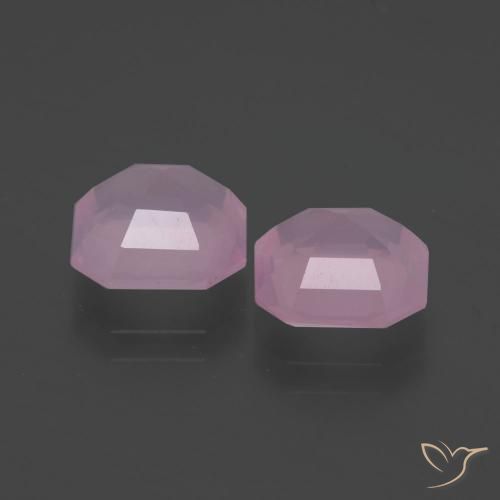 Gemme di Quarzo rosa Rosa medio rosa naturale da 4.53 ct, Ottagonale / Taglio smeraldo, Trasparente