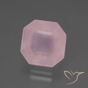 Quarzo rosa Rosa rosa naturale da 5.84 ct, Ottagonale / Taglio smeraldo, Trasparente