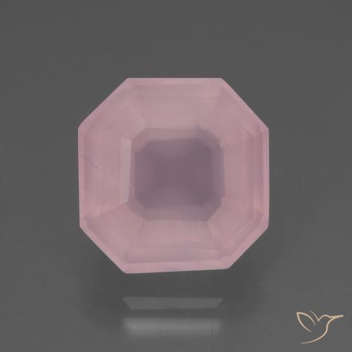 7.07ct Naturale Rosa medio Quarzo rosa, Taglio smeraldo, Trasparente