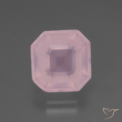 5.65ct Naturale Rosa medio Quarzo rosa, Taglio smeraldo, Trasparente