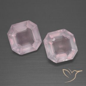 Gemme di Quarzo rosa Rosa gomma da masticare naturale da 4.72 ct, Ottagonale / Taglio smeraldo, Trasparente