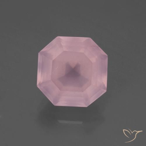 5.53ct Naturale Rosa medio Quarzo rosa, Taglio smeraldo, Trasparente