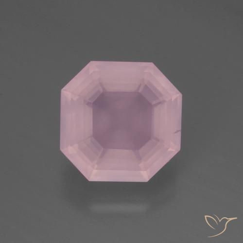 5.12ct Naturale Rosa medio rosa Quarzo rosa, Taglio smeraldo, Trasparente