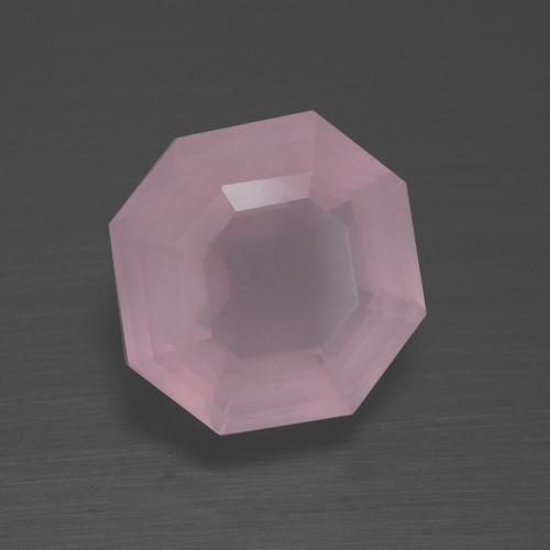 Quarzo rosa Rosa medio rosa naturale da 2.69 ct, Taglio smeraldo, Trasparente