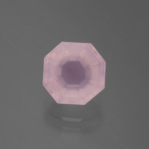 Quarzo rosa Rosa chiaro naturale da 2.57 ct, Taglio smeraldo, Trasparente