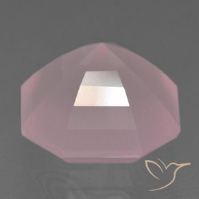 Quarzo rosa Rosa medio-scuro naturale da 5.61 ct, Ottagonale / Taglio smeraldo, Trasparente