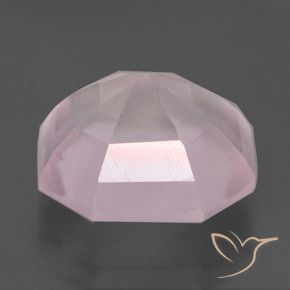 Quarzo rosa Rosa chiaro naturale da 12.64 ct, Ottagonale / Taglio smeraldo, Trasparente