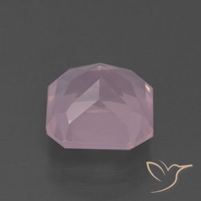 Quarzo rosa Rosa chiaro naturale da 4.71 ct, Ottagonale / Taglio smeraldo, Trasparente