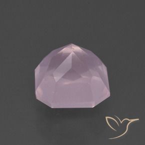 Quarzo rosa Rosa chiaro naturale da 4.39 ct, Ottagonale / Taglio smeraldo, Trasparente