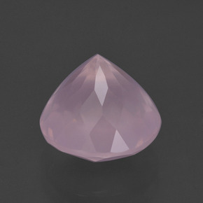Quarzo rosa naturale rosa da 5,37 ct, taglio rotondo, trasparente