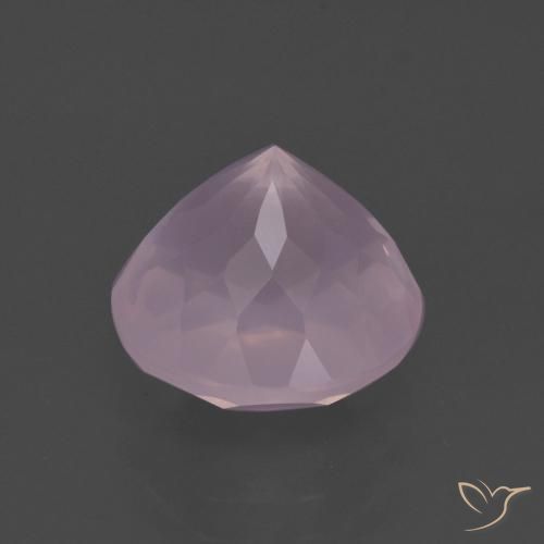 Quarzo rosa Rosa rosa naturale da 5.18 ct, Rotondo, Trasparente