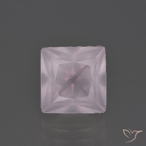 3.97ct Naturale Rosa chiaro Quarzo rosa, Quadrato, Trasparente