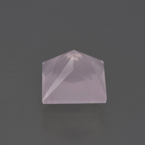 Quarzo rosa naturale rosa da 3,90 ct, quadrato, trasparente