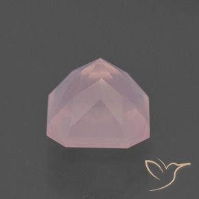 Quarzo rosa Rosa medio naturale da 4.41 ct, Ottagonale / Taglio smeraldo, Trasparente