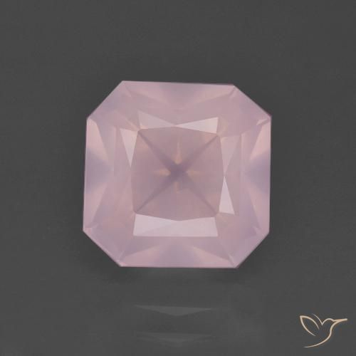 3.98ct Naturale Rosa medio Quarzo rosa, Taglio smeraldo, Trasparente