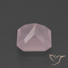 Quarzo rosa Rosa medio naturale da 3.98 ct, Ottagonale / Taglio smeraldo, Trasparente