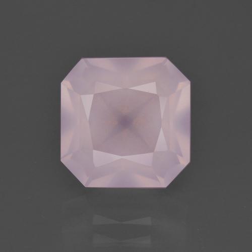 Quarzo rosa Rosa gomma da masticare naturale da 4.05 ct, Taglio smeraldo, Trasparente