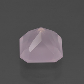 Quarzo rosa Rosa gomma da masticare naturale da 4.05 ct, Taglio smeraldo, Trasparente