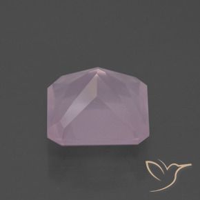 Quarzo rosa Rosa gomma da masticare naturale da 5.04 ct, Ottagonale / Taglio smeraldo, Trasparente