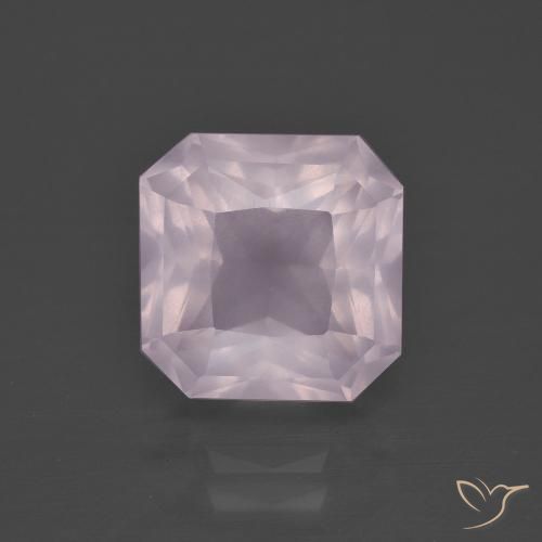 4.75ct Naturale Rosa chiaro Quarzo rosa, Taglio smeraldo, Trasparente