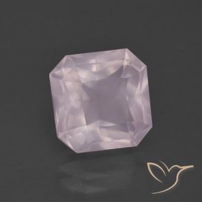 Quarzo rosa Rosa chiaro naturale da 4.75 ct, Ottagonale / Taglio smeraldo, Trasparente