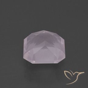 Quarzo rosa Rosa chiaro naturale da 4.75 ct, Ottagonale / Taglio smeraldo, Trasparente