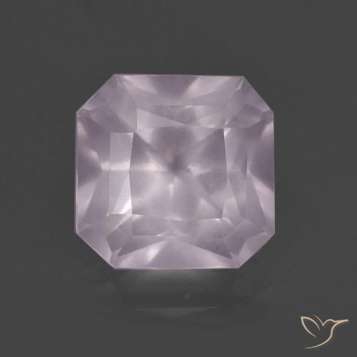 Quarzo rosa Rosa chiaro naturale da 5.13 ct, Ottagonale / Taglio smeraldo, Trasparente