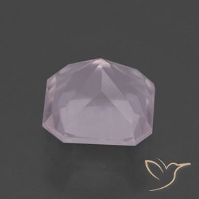 Quarzo rosa Rosa chiaro naturale da 5.13 ct, Ottagonale / Taglio smeraldo, Trasparente