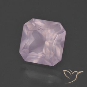 Quarzo rosa Rosa Ciliegia Chiaro naturale da 5.50 ct, Ottagonale / Taglio smeraldo, Trasparente