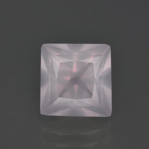 Quarzo rosa Rosa Molto Chiaro naturale da 3.04 ct, Quadrato, Trasparente