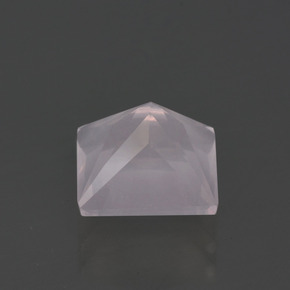 Quarzo rosa Rosa Molto Chiaro naturale da 3.04 ct, Quadrato, Trasparente