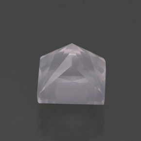 Quarzo rosa Rosa Molto Chiaro naturale da 3.40 ct, Quadrato, Trasparente