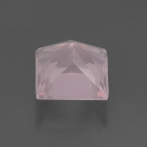 Quarzo rosa Rosa medio rosa naturale da 3.15 ct, Quadrato, Trasparente