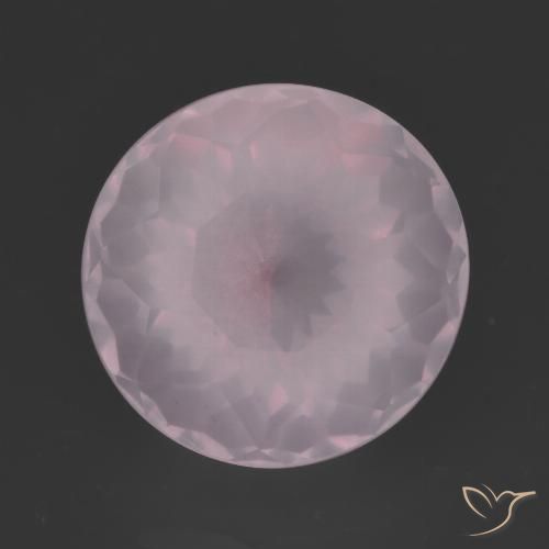 6.88ct Naturale Rosa chiaro Quarzo rosa, Rotondo, Trasparente
